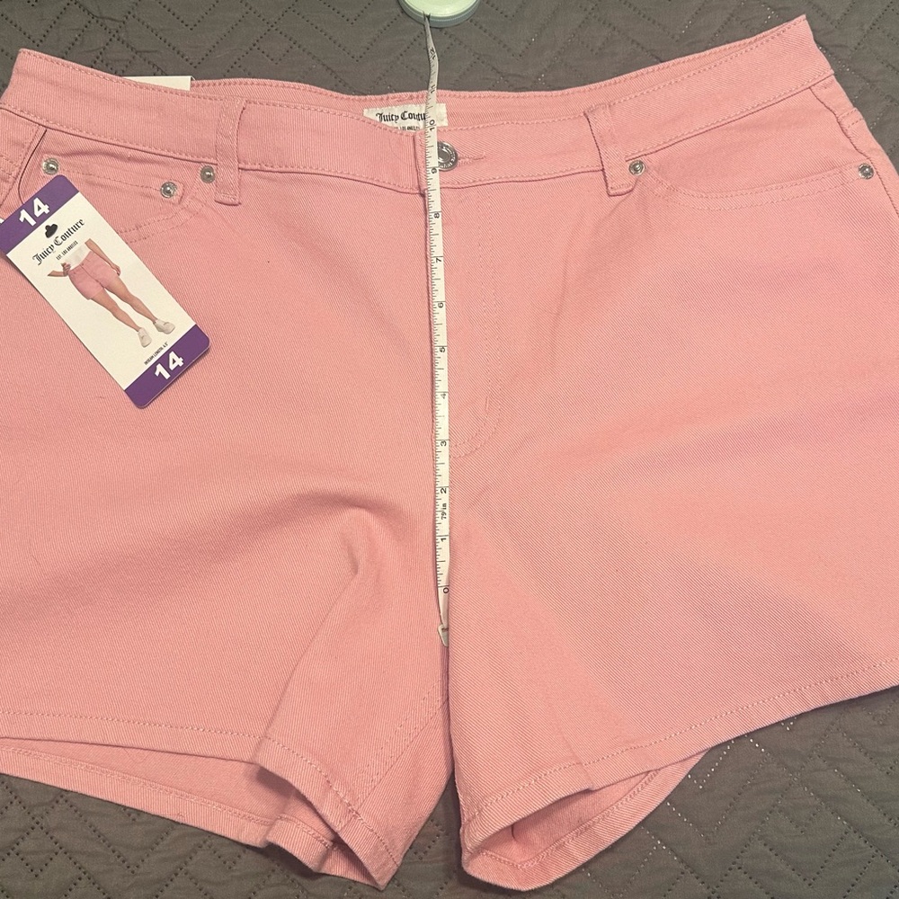 Juicy Couture Pink Shorts – Size 14 – NWT – Cute preppy denim - Picture 5 of 7